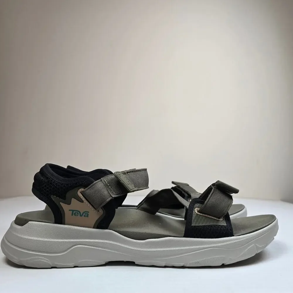 Teva Zymic Sandal Mens Size 14 Sport Travel Dark Olive Casual Summer Shoes